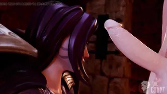 League of Legends - KDA Kai'sa Serving Cocks For Multiple Cumshots & Creampies Part 1 (Animation with Sound)