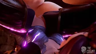 League of Legends - KDA Kai'sa Serving Cocks For Multiple Cumshots & Creampies Part 1 (Animation with Sound)