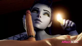 Famous Game Girls Gives Hot Blowjob in a 3D Animation Compilation by Vulpeculy