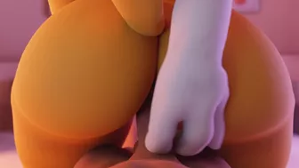 Sexy Renamon riding you hard POV