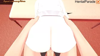 Anna Yamada Thigh Job Dangers in my Heart Hentai Uncensored