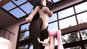 SvartLilja's Growing Embrace (Giantess growth animation)