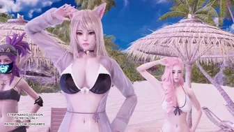 [MMD] Brave Girls - Chi Mat Ba Ram Ahri Kaisa Seraphine KDA Sexy Hot Dance League of legends Hentai