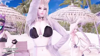 [MMD] Brave Girls - Chi Mat Ba Ram Ahri Kaisa Seraphine KDA Sexy Hot Dance League of legends Hentai