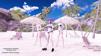 [MMD] Brave Girls - Chi Mat Ba Ram Ahri Kaisa Seraphine KDA Sexy Hot Dance League of legends Hentai