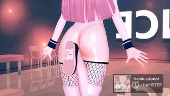 mmd r18 Ecksa size in Leotard Scarlet Devil Mansion happy halloween public event anal