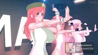 mmd r18 Ecksa size in Leotard Scarlet Devil Mansion super mario version 3d hentai