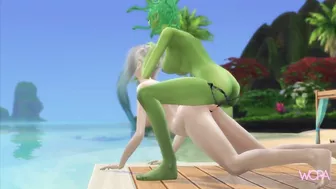 [TRAILER] HARLEY QUINN & MEDUSA having sex at the beach house