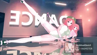 mmd r18 Ecksa size in Leotard Scarlet Devil Mansion lewd event dance 3d hentai