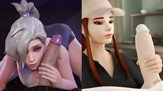 JOI Split Screen Compilation #1 - Overwatch