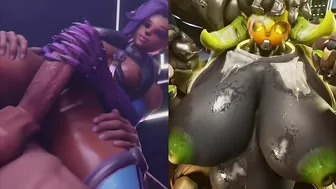 JOI Split Screen Compilation #1 - Overwatch