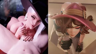 JOI Split Screen Compilation #1 - Overwatch