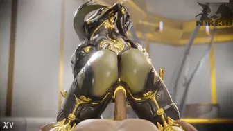 Big Booty Mesa Prime Warframe Riding Cock (POV)