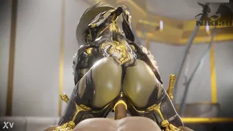 Big Booty Mesa Prime Warframe Riding Cock (POV)