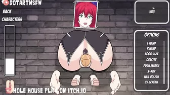 Rias Gremory Bondage Stuck In A Wall - Hole House