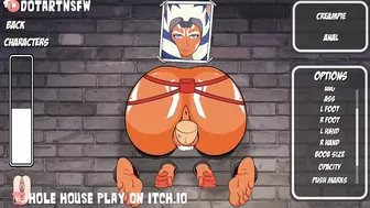 Ahsoka Bondage Stuck In A Wall - Hole House