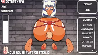 Ahsoka Bondage Stuck In A Wall - Hole House