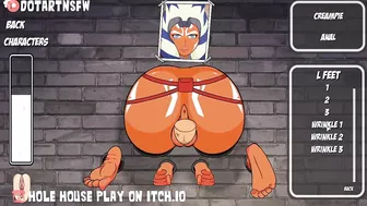 Ahsoka Bondage Stuck In A Wall - Hole House