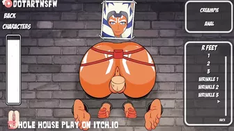 Ahsoka Bondage Stuck In A Wall - Hole House