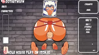 Ahsoka Bondage Stuck In A Wall - Hole House