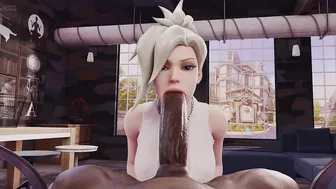 MERCY EXTREME DEEPTHROAT (TRY NOT TO CUM WITH TASTY DEEP BLOWJOB, DEEP BLOWJOB, INTENSE BLOWJOB, HENTAI 4K) by SaveAss