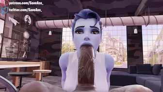 Widowmaker POV Extreme Deep Throat - HENTAI 4K (DEEP BLOWJOB, SWEET EXTREME SEXUAL PLEASURE) by SaveAss