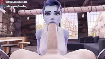 Widowmaker POV Extreme Deep Throat - HENTAI 4K (DEEP BLOWJOB, SWEET EXTREME SEXUAL PLEASURE) by SaveAss