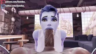 Widowmaker POV Extreme Deep Throat - HENTAI 4K (DEEP BLOWJOB, SWEET EXTREME SEXUAL PLEASURE) by SaveAss