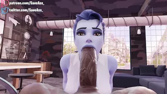 Widowmaker POV Extreme Deep Throat - HENTAI 4K (DEEP BLOWJOB, SWEET EXTREME SEXUAL PLEASURE) by SaveAss