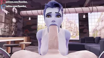 Widowmaker POV Extreme Deep Throat - HENTAI 4K (DEEP BLOWJOB, SWEET EXTREME SEXUAL PLEASURE) by SaveAss