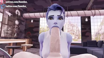 Widowmaker POV Extreme Deep Throat - HENTAI 4K (DEEP BLOWJOB, SWEET EXTREME SEXUAL PLEASURE) by SaveAss