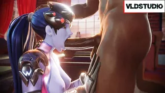 Widowmaker Gangbang BBC Hard Fucks Overwatch Hentai 3D Animation