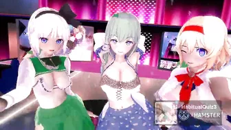 mmd r18 Hypnotic Youmu Sanae de Ghost Dance Kai sexy babe 3d hentai