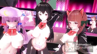 mmd r18 R18 Gyaku Bunny Orin Oku Pache de Ghost Dance Kai transparent 3d hentai