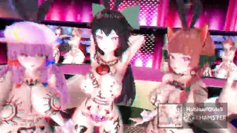 mmd r18 R18 Graffiti Naked Bunny Orin Sky Pache de Ghost Dance Kai_Remake High Poly 3d hentai