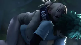 My Hero Academia Toga pegging Deku