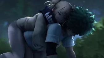 My Hero Academia Toga pegging Deku