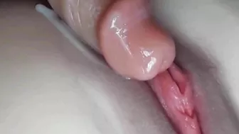 ASMR Fucking hard with Plug Posture opens my vagina and fills it with Semen