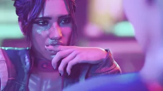 Panam handjob | Cyberpunk 2077 | Hentai