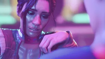 Panam handjob | Cyberpunk 2077 | Hentai