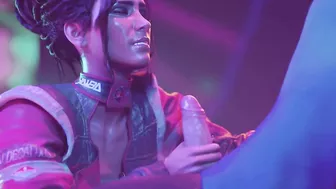 Panam handjob | Cyberpunk 2077 | Hentai