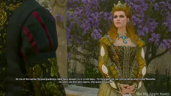 Queen Anna Henrietta Ride on Geralt,s dick for saving her stepsister Syanna Witcher 3