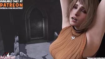 Ashley Tickled Resident Evil 4 Remake by Leon pt1