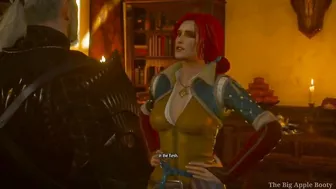 Triss comes home and fucks Geralt Witcher 3 Happy Ending