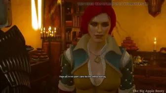 Triss comes home and fucks Geralt Witcher 3 Happy Ending