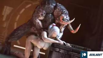 Samus Hard Fucked with Monster Huge Cock Until Cum