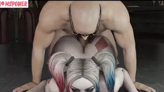 Harley Quinn Bends Over Rough Sex