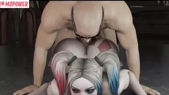 Harley Quinn Bends Over Rough Sex