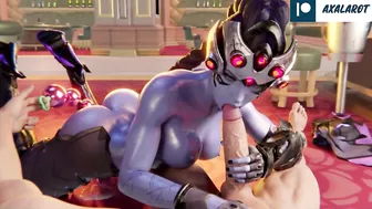 Widowmaker Hard Fucked Huge Dick Until Cum