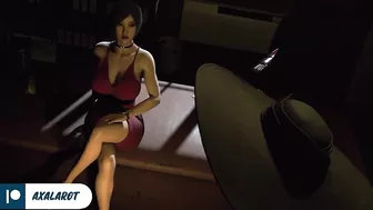 Ada Wong Fucked with Futanari Lady Dimitrescu Huge Cock